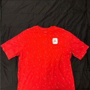 Jordan Red Short Sleeve Tee